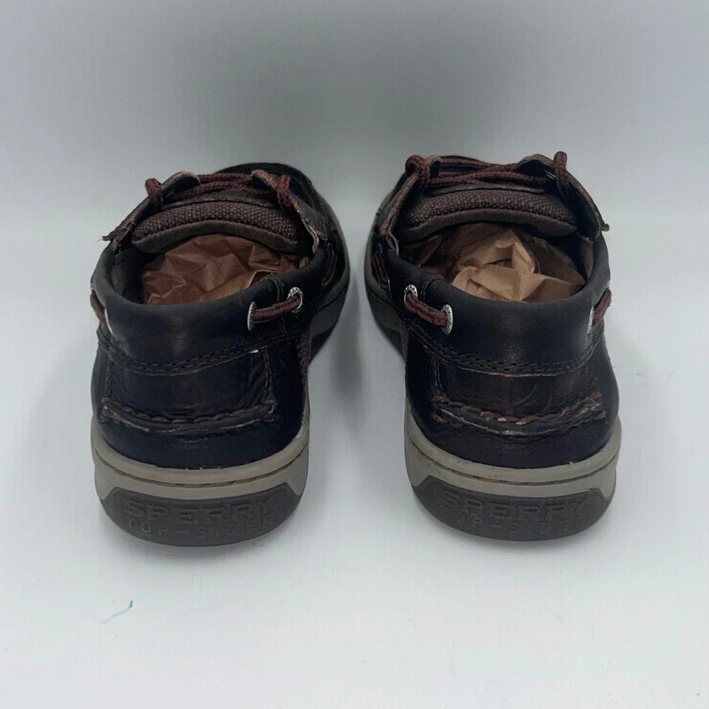 Sperry‎ Top-Sider Billfish Mens Dark Brown Leather Boat Shoes Size 9